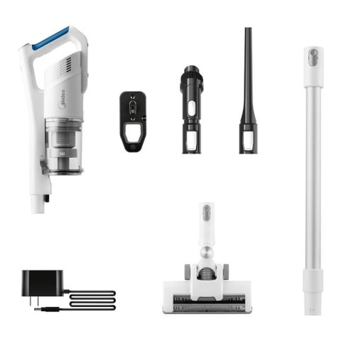 Midea Cordless Vacuum Cleaner | P5 MCS2021WB | 150 W | 21.6 V | Operating time (max) 45 min | White Midea Cordless Vacuum Cleaner | P5 MCS2021WB | 150 W | 21.6 V | Operating time (max) 45 min | White