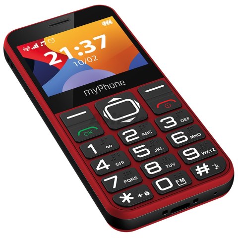 MyPhone | Halo 3 | Red | 2.31 " | IPS | 32 MB | 32 MB | Single SIM | Main camera resolution 0.3 MP | 1000 mAh MyPhone | Halo 3 | Red | 2.31 " | IPS | 32 MB | 32 MB | Single SIM | Main camera resolution 0.3 MP | 1000 mAh