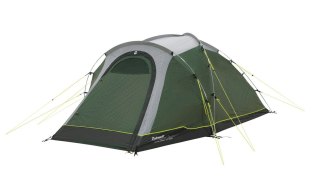 Outwell Cloud 3 Three Room Dome Tent for 3 Persons, Green | Outwell