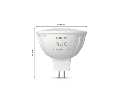 Philips Hue WCA 6.3W 12V MR16, 2pcs | GU5.3 Philips Hue WCA 6.3W 12V MR16, 2pcs | GU5.3