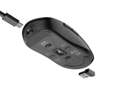 Fury Gaming Mouse | Tanto T4 | Wired/Wireless | 2.4 GHz, Bluetooth, USB | Black Fury Gaming Mouse | Tanto T4 | Wired/Wireless | 2.4 GHz, Bluetooth, USB | Black