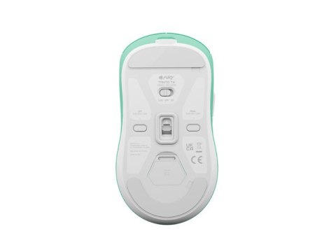 Fury Gaming Mouse | Tanto T4 | Wired/Wireless | 2.4 GHz, Bluetooth, USB | Mint Fury Gaming Mouse | Tanto T4 | Wired/Wireless | 2.4 GHz, Bluetooth, USB | Mint