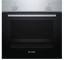 Bosch | HBF010BR1S | Piekarnik | 66 L | A | Wielofunkcyjny | Ręczny | Wysokość 59,5 cm | Szerokość 59,4 cm | Stal szlachetna