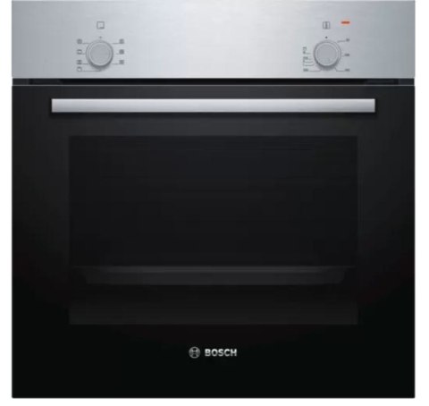 Bosch | HBF010BR1S | Piekarnik | 66 L | A | Wielofunkcyjny | Ręczny | Wysokość 59,5 cm | Szerokość 59,4 cm | Stal szlachetna Bosch | HBF010BR1S | Piekarnik | 66 L | A | Wielofunkcyjny | Ręczny | Wysokość 59,5 cm | Szerokość 59,4 cm | Stal szlachetna