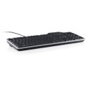 Dell | KB813 | Klawiatura z czytnikiem kart inteligentnych | Przewodowa | EN | Czarna | Angielski
