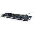 Dell | KB813 | Klawiatura z czytnikiem kart inteligentnych | Przewodowa | EN | Czarna | Angielski