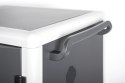 Digitus | Czarny | Wózek do ładowania 30 notebooków / tabletów do 15,6" | System blokady ciśnieniowej z obrotową dźwignią na prz