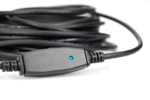 Digitus | Przedłużacz USB | Żeńskie | 9-pinowe USB typu A | Męskie | 9-pinowe USB typu A | Czarne | 10 m Digitus | Przedłużacz USB | Żeńskie | 9-pinowe USB typu A | Męskie | 9-pinowe USB typu A | Czarne | 10 m