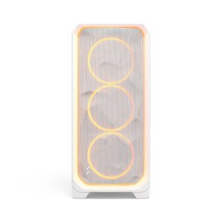 Fractal Design Meshify 3 | Ambience Pro RGB White TG Clear Tint | ATX | Power supply included No