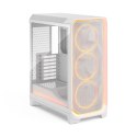 Fractal Design Meshify 3 | Ambience Pro RGB White TG Clear Tint | ATX | Power supply included No