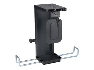 Neomounts CPU-D075BLACK/LK CPU/PC holder - max 10 kg - lockable (incl. lock) - h 20-36 cm - w 5-10 cm - universal - black