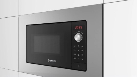 Bosch | BFL623MS3 | Kuchenka mikrofalowa | Do zabudowy | 20 L | 800 W | Stal nierdzewna Bosch | BFL623MS3 | Kuchenka mikrofalowa | Do zabudowy | 20 L | 800 W | Stal nierdzewna