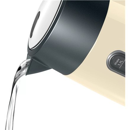 Bosch | Czajnik | TWK4P437 | Elektryczny | 2400 W | 1,7 L | Stal szlachetna | Beżowy Bosch | Czajnik | TWK4P437 | Elektryczny | 2400 W | 1,7 L | Stal szlachetna | Beżowy