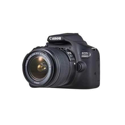 Canon | Canon EOS | 2000D | Obiektyw EF-S 18-55mm III | Czarny Canon | Canon EOS | 2000D | Obiektyw EF-S 18-55mm III | Czarny