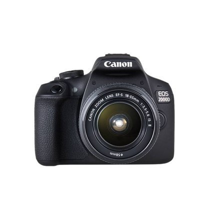 Canon | Canon EOS | 2000D | Obiektyw EF-S 18-55mm III | Czarny Canon | Canon EOS | 2000D | Obiektyw EF-S 18-55mm III | Czarny