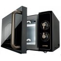 Gorenje | MO4250CLB | Kuchenka mikrofalowa z grillem | Wolnostojąca | 20 L | 700 W | Grill | Czarny