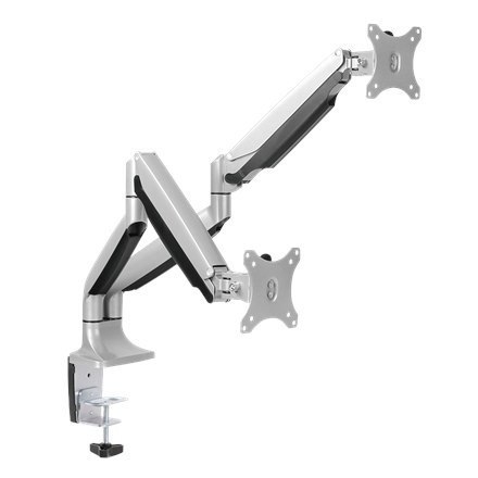 Logilink BP0043 Uchwyt biurkowy na dwa monitory, 13"-32", sprężyna gazowa, aluminium | Logilink Logilink BP0043 Uchwyt biurkowy na dwa monitory, 13"-32", sprężyna gazowa, aluminium | Logilink