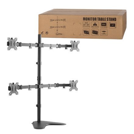 Logilink BP0046 Quad Monitor Desk Stand 13"-32'' | Logilink | Desk Mount | BP0046 | 13-32 " | Maksymalna waga (udźwig) Udźwig ka Logilink BP0046 Quad Monitor Desk Stand 13"-32'' | Logilink | Desk Mount | BP0046 | 13-32 " | Maksymalna waga (udźwig) Udźwig ka