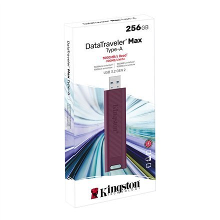 Kingston | USB 3.2 Flash Drive | DataTraveler MAX | 256 GB | USB 3.2 Kingston | USB 3.2 Flash Drive | DataTraveler MAX | 256 GB | USB 3.2