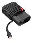 Lenovo ThinkPad 65W Slim AC Adapter (USB Type-C) - zasilacz - 65 W | 5 / 9 / 15 / 20 V | Zasilanie IEC 60320 C5