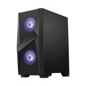 Obudowa PC MSI MAG FORGE 100M, Mid-Tower, USB 3.2, Czarny | MSI | MAG FORGE 100M | Czarny | ATX | Zasilacz w zestawie Nie