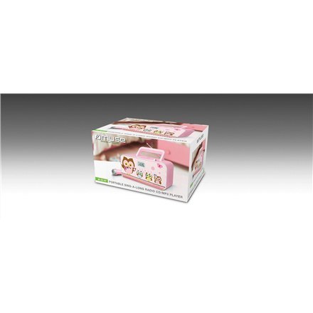 Muse | M-29KP | Przenośny radio odtwarzacz CD/MP3 z USB | 30 W | Różowy Muse | M-29KP | Przenośny radio odtwarzacz CD/MP3 z USB | 30 W | Różowy