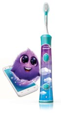 Philips Sonic Elektryczna szczoteczka do zębów HX6322/04 Dla dzieci, Ładowalna, Technologia soniczna, Tryby mycia zębów 2, Ilość