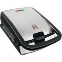 TEFAL | SW852D12 | Opiekacz do kanapek | 700 W | Liczba płyt 2 | Liczba ciastek 2 | Stal nierdzewna
