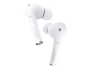 Defunc | Słuchawki douszne | Prawdziwa rozrywka | Wbudowany mikrofon | Bluetooth | Bezprzewodowy | Biały