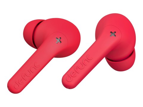 Defunc | Słuchawki douszne | True Audio | Wbudowany mikrofon | Bluetooth | Bezprzewodowy | Czerwony Defunc | Słuchawki douszne | True Audio | Wbudowany mikrofon | Bluetooth | Bezprzewodowy | Czerwony