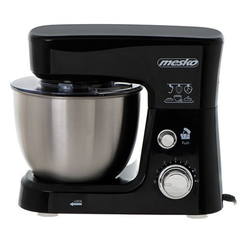 Mesko | MS 4217 | Pojemność misy 3,5 L | 1200 W | Liczba prędkości 6 | Materiał wałka | Stal nierdzewna/czarny Mesko | MS 4217 | Pojemność misy 3,5 L | 1200 W | Liczba prędkości 6 | Materiał wałka | Stal nierdzewna/czarny