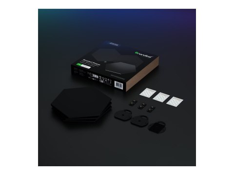 Nanoleaf Shapes Black Hexagon Expansion pack (3 panels) Nanoleaf | Shapes Black Hexagon Expansion pack (3 panels) | 42 W | WiFi Nanoleaf Shapes Black Hexagon Expansion pack (3 panels) Nanoleaf | Shapes Black Hexagon Expansion pack (3 panels) | 42 W | WiFi