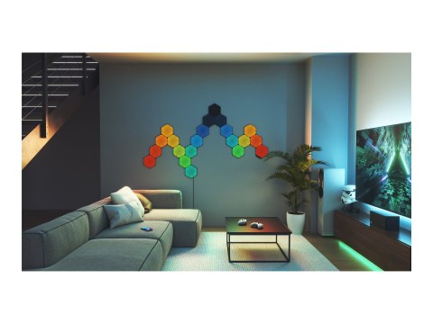 Nanoleaf Shapes Black Hexagon Expansion pack (3 panels) Nanoleaf | Shapes Black Hexagon Expansion pack (3 panels) | 42 W | WiFi Nanoleaf Shapes Black Hexagon Expansion pack (3 panels) Nanoleaf | Shapes Black Hexagon Expansion pack (3 panels) | 42 W | WiFi