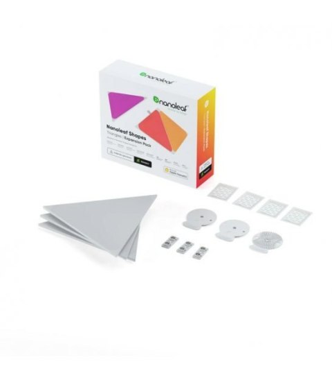 Nanoleaf|Shapes Triangles Expansion Pack (3 panele)|1 x 1.5 W|16M+ kolory Nanoleaf|Shapes Triangles Expansion Pack (3 panele)|1 x 1.5 W|16M+ kolory