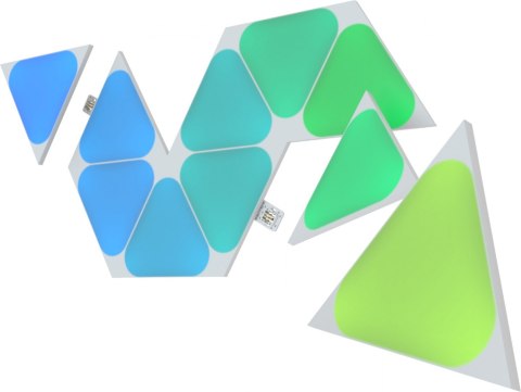 Nanoleaf|Shapes Triangles Mini Expansion Pack (10 paneli)|1 x 0.54 W|16M+ kolorów|2.4GHz WiFi b/g/n; Nanoleaf|Shapes Triangles Mini Expansion Pack (10 paneli)|1 x 0.54 W|16M+ kolorów|2.4GHz WiFi b/g/n;
