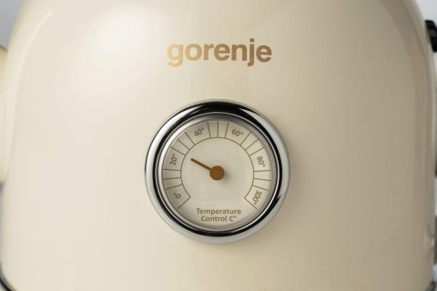 Gorenje | Czajnik | K17CLIN | Elektryczny | 2000 W | 1,7 L | Plastik/Metal | Podstawa obrotowa 360° | Kość Słoniowa Gorenje | Czajnik | K17CLIN | Elektryczny | 2000 W | 1,7 L | Plastik/Metal | Podstawa obrotowa 360° | Kość Słoniowa