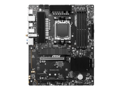 MSI | PRO B650-S WIFI | Rodzina procesorów AMD | Gniazdo procesora AM5 | DDR5 | Obsługiwane interfejsy dysków twardych SATA, M.2 MSI | PRO B650-S WIFI | Rodzina procesorów AMD | Gniazdo procesora AM5 | DDR5 | Obsługiwane interfejsy dysków twardych SATA, M.2