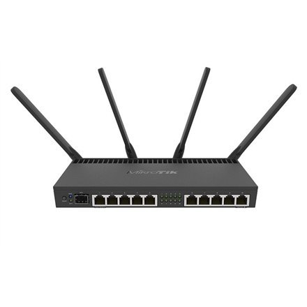 MikroTik | RB4011iGS+5HacQ2HnD-IN | 802.11ac | 10/100/1000 Mbit/s | Porty Ethernet LAN (RJ-45) 10 | Obsługa sieci mesh Nie | MU- MikroTik | RB4011iGS+5HacQ2HnD-IN | 802.11ac | 10/100/1000 Mbit/s | Porty Ethernet LAN (RJ-45) 10 | Obsługa sieci mesh Nie | MU-