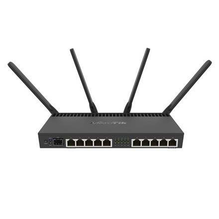 MikroTik | RB4011iGS+5HacQ2HnD-IN | 802.11ac | 10/100/1000 Mbit/s | Porty Ethernet LAN (RJ-45) 10 | Obsługa sieci mesh Nie | MU- MikroTik | RB4011iGS+5HacQ2HnD-IN | 802.11ac | 10/100/1000 Mbit/s | Porty Ethernet LAN (RJ-45) 10 | Obsługa sieci mesh Nie | MU-