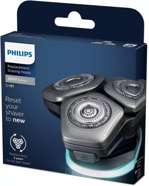 Philips | Zestaw trzech głowic do golenia | SH91/50 | Czas pracy (maks.) min Philips | Zestaw trzech głowic do golenia | SH91/50 | Czas pracy (maks.) min