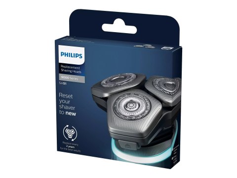 Philips | Zestaw trzech głowic do golenia | SH91/50 | Czas pracy (maks.) min Philips | Zestaw trzech głowic do golenia | SH91/50 | Czas pracy (maks.) min
