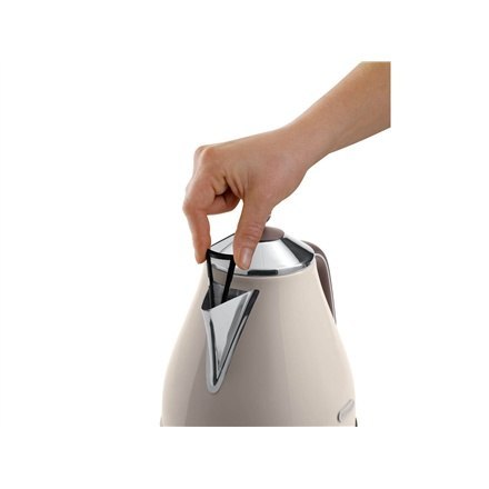 Delonghi | KBOV 2001.BG | Czajnik standardowy | 2000 W | 1,7 L | Stal nierdzewna | Podstawa obrotowa 360° | Beżowy Delonghi | KBOV 2001.BG | Czajnik standardowy | 2000 W | 1,7 L | Stal nierdzewna | Podstawa obrotowa 360° | Beżowy