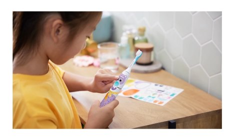 Elektryczna szczoteczka do zębów Sonicare Sonic | HX3601/01 | Akumulatorowa | Dla dzieci | Liczba główek szczoteczki w zestawie 