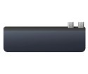 Koncentrator HyperDrive Dual USB-C 7-w-2 z uniwersalnym adapterem USB-C dla MacBook Air/Pro 2016-2020 | Porty Ethernet LAN (RJ-4