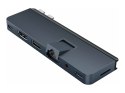 Koncentrator HyperDrive Dual USB-C 7-w-2 z uniwersalnym adapterem USB-C dla MacBook Air/Pro 2016-2020 | Porty Ethernet LAN (RJ-4
