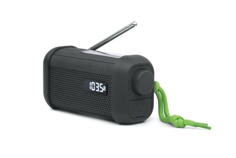 Muse Portable Solar Radio with Crank & Flashlight Muse Muse Portable Solar Radio with Crank & Flashlight Muse
