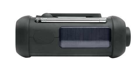 Muse Portable Solar Radio with Crank & Flashlight Muse Muse Portable Solar Radio with Crank & Flashlight Muse