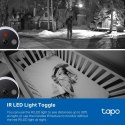 TP-LINK | Wi-Fi Home Security Camera | Tapo C120 | 24 miesiące | Kompaktowa | 4 MP | 3,17 mm | IP66 | H.264 | MicroSD do 512 GB