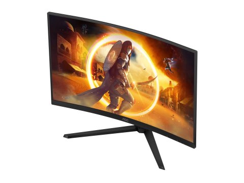 AOC CQ32G4VE | 31,5 " | VA | QHD | 16:9 | 180 Hz | 1 ms | 2560 x 1440 pikseli | 300 cd/m² | 2 porty HDMI AOC CQ32G4VE | 31,5 " | VA | QHD | 16:9 | 180 Hz | 1 ms | 2560 x 1440 pikseli | 300 cd/m² | 2 porty HDMI