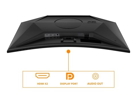 AOC CQ32G4VE | 31,5 " | VA | QHD | 16:9 | 180 Hz | 1 ms | 2560 x 1440 pikseli | 300 cd/m² | 2 porty HDMI AOC CQ32G4VE | 31,5 " | VA | QHD | 16:9 | 180 Hz | 1 ms | 2560 x 1440 pikseli | 300 cd/m² | 2 porty HDMI